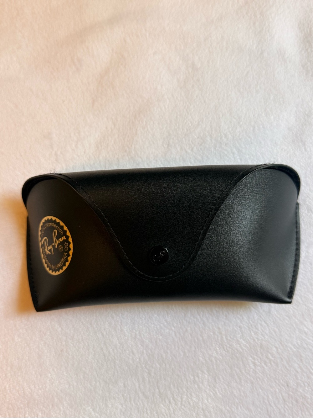 Ray-Ban Black Faux Leather Sunglasses Case